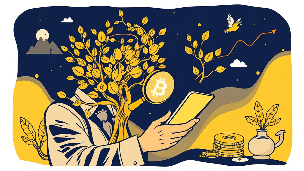 배당 정보 확인 및 고배당 투자 (illustration 스타일)