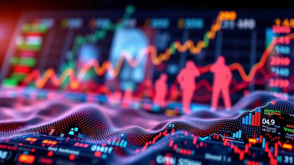 경제 지표와 금리 전망이 증시에 미치는 영향 (realistic 스타일)