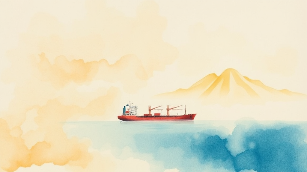 한국 경제의 취약점: 에너지 수입 의존도와 경제적 타격 (watercolor 스타일)