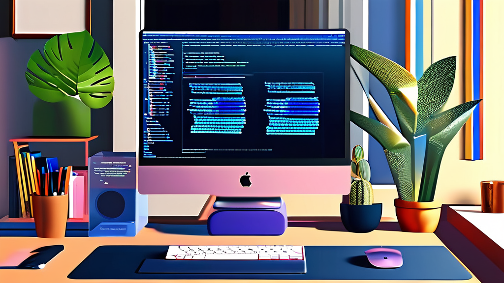 Claude Code의 작동 원리와 기술적 특징 (illustration 스타일)