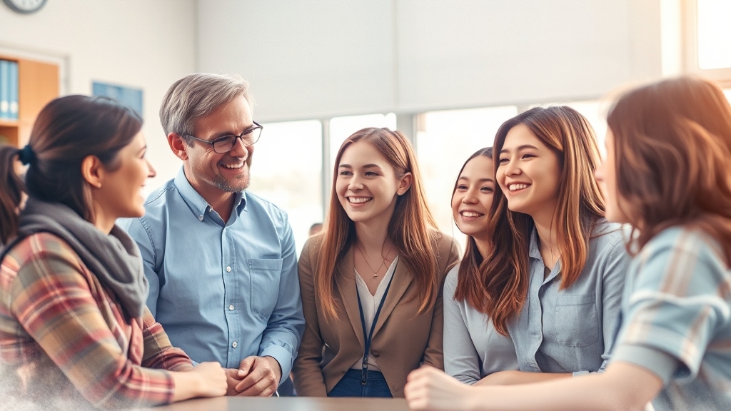 인권과 교권, 균형이 중요 (watercolor 스타일)