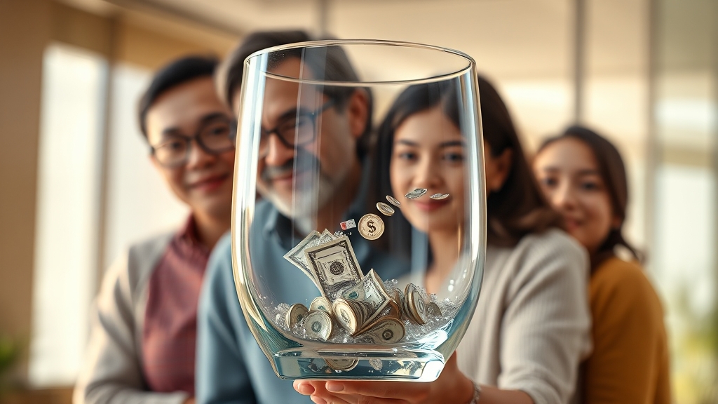 가족 간 계좌이체, 안전하게! (realistic 스타일)