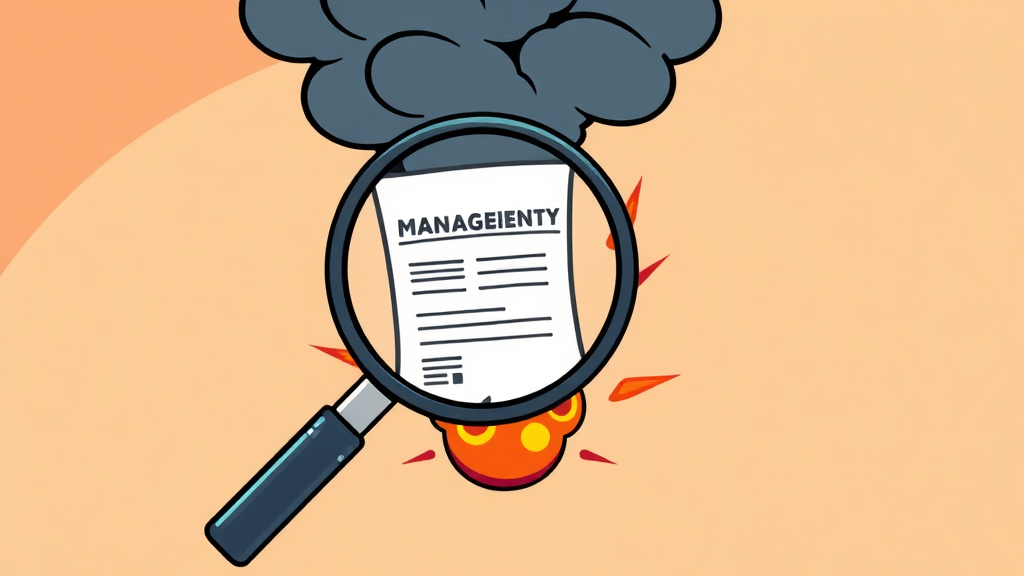 관리비 고지서, 꼼꼼히 분석! (cartoon 스타일)