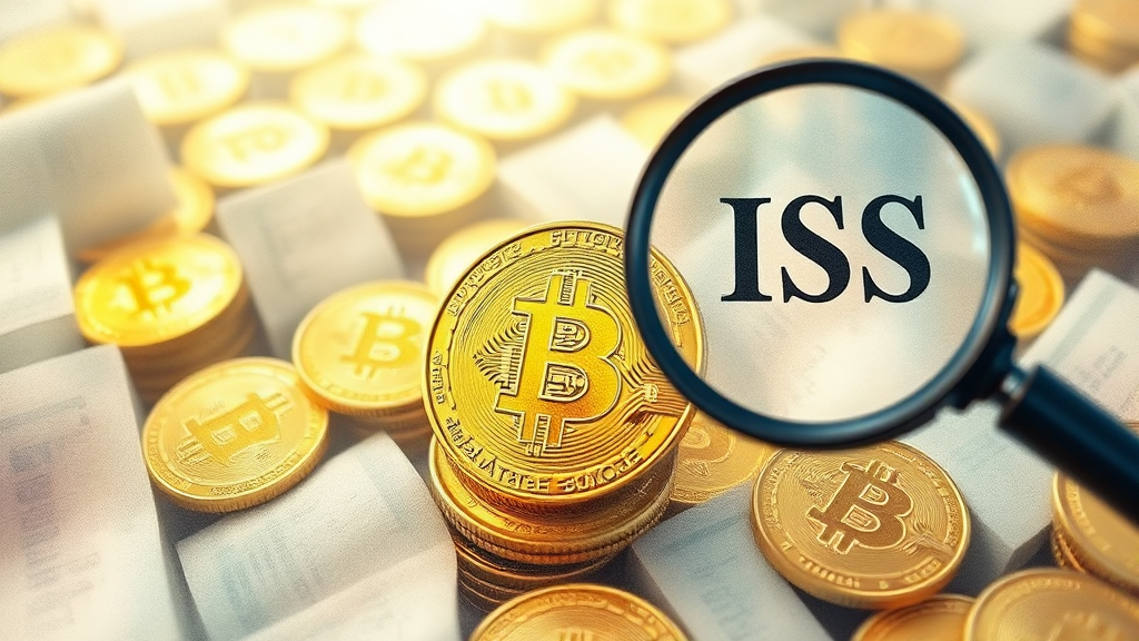 비트코인 세금 및 자금 출처 조사 (watercolor 스타일)