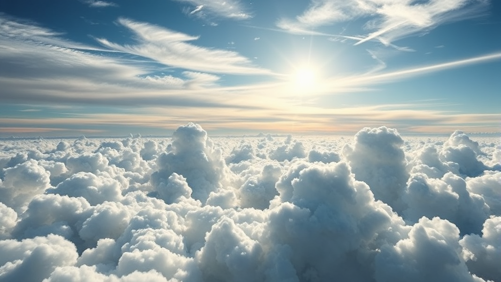 클라우드로 안전하게! (realistic 스타일)