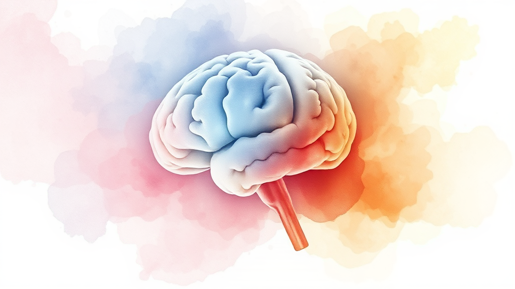 소뇌위축증 예후 및 수명 (watercolor 스타일)