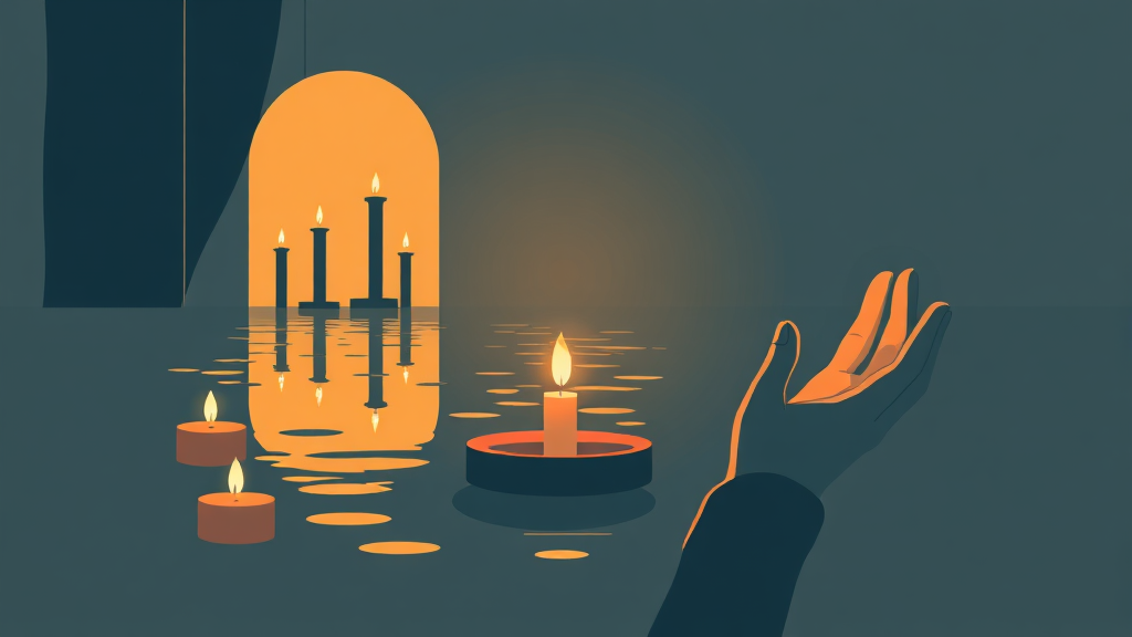 사순절, 나를 돌아보는 시간으로 활용하기 (illustration 스타일)