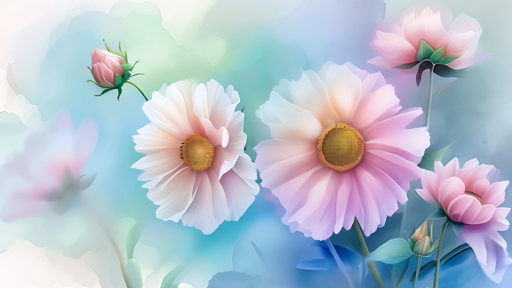 성공적인 재신청을 위한 필수 준비 서류 (watercolor 스타일)