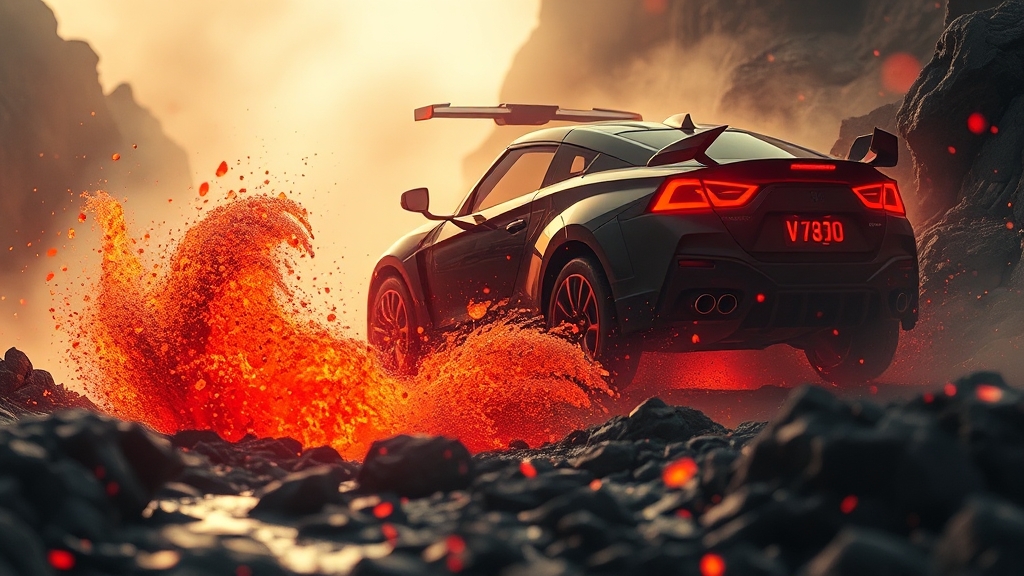 GV60 마그마 공개 행사 (realistic 스타일)