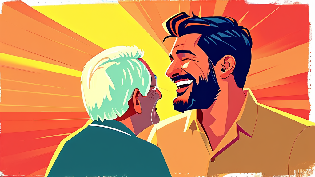 유퀴즈 아버지 투병 고백 재조명 (cartoon 스타일)