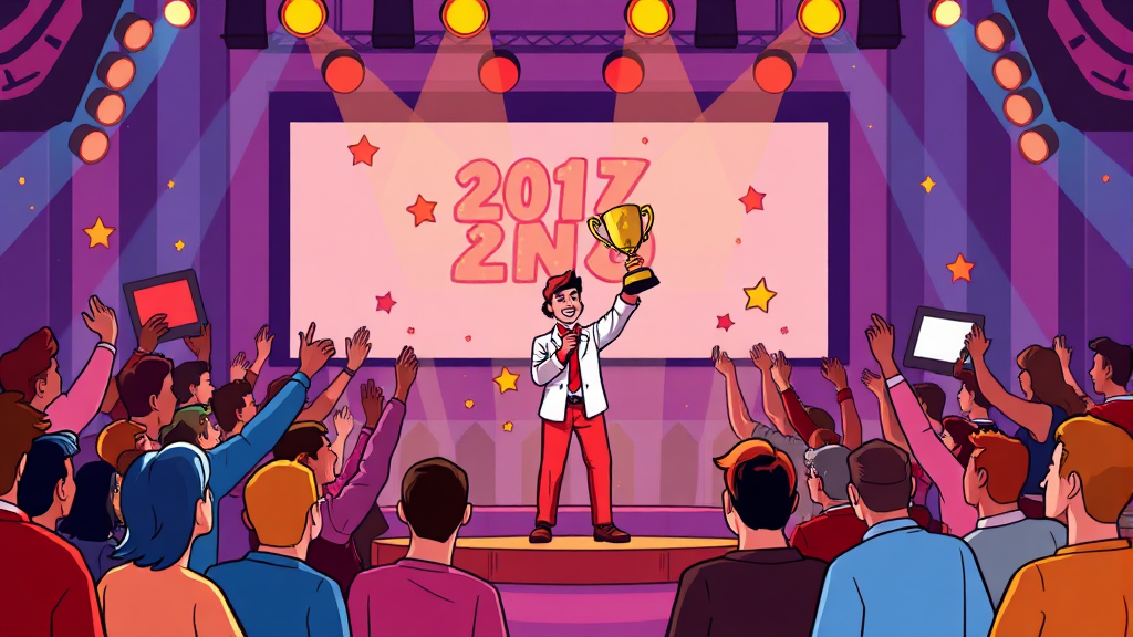 시상식 관련 반응 & 의미 (cartoon 스타일)