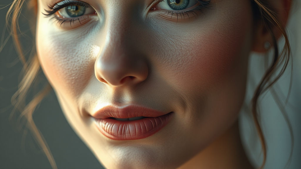 피부 타입별 커버법 (realistic 스타일)