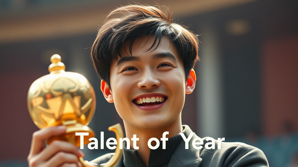 박보검, ‘올해의 탤런트’ 1위 (realistic 스타일)