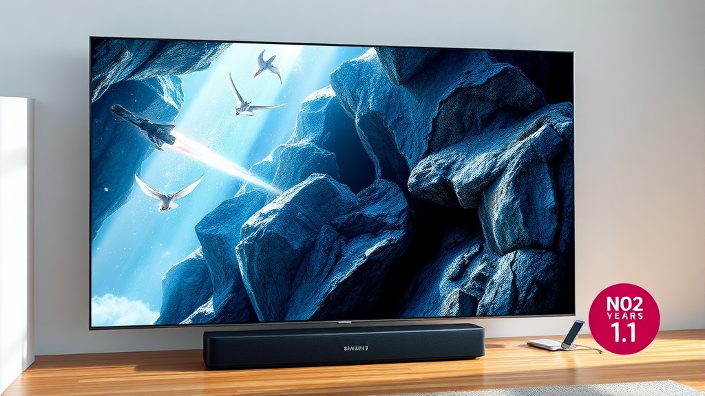 삼성 사운드바, 기술 혁신과 시장 리더십 (realistic 스타일)