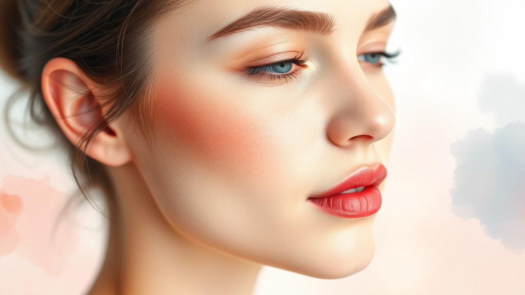 토너와 수분크림, 환상의 궁합으로 속건조 완벽 정복 (watercolor 스타일)