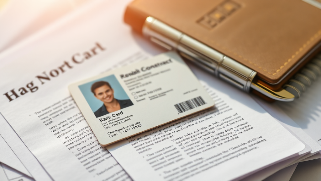 신청 시 필요 서류 상세 안내 (realistic 스타일)