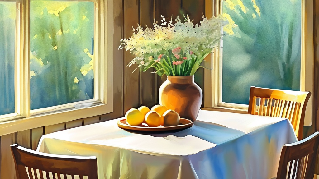 삼위일체 하느님의 신비로운 본질 (watercolor 스타일)