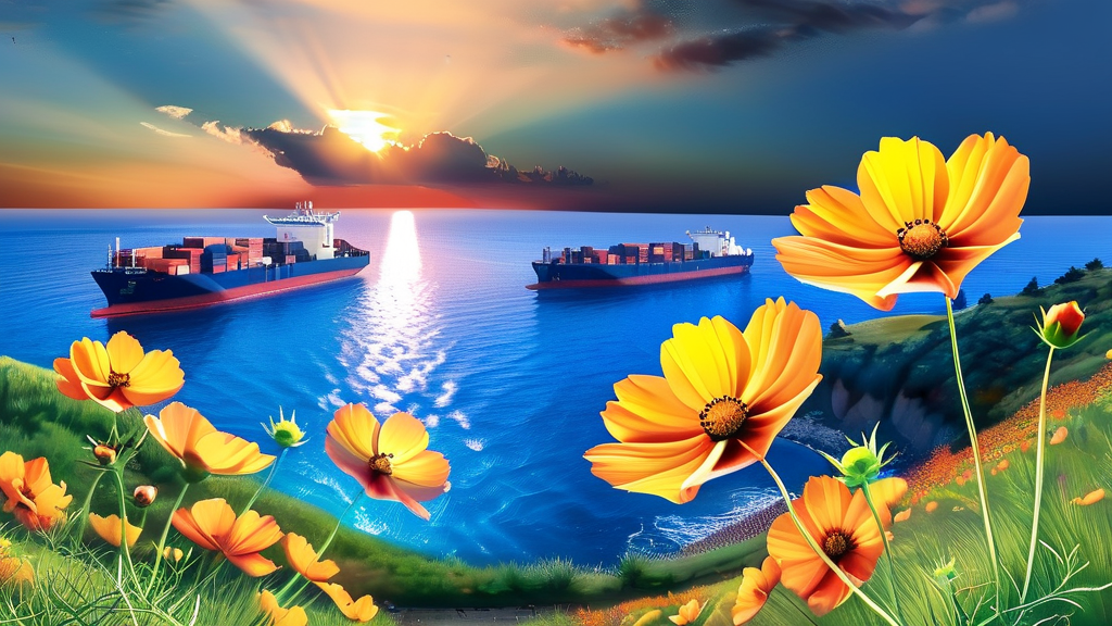 청산도 여행, 차량 선적 및 승선 절차 알아보기 (realistic 스타일)