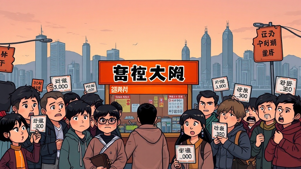 어묵 가격 논란 배경 (cartoon 스타일)