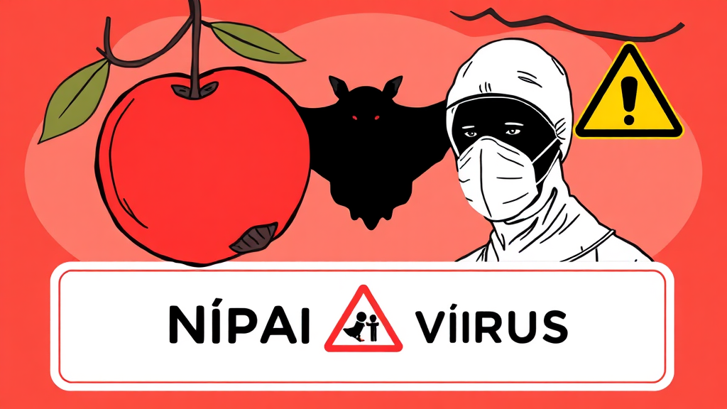니파 바이러스 관련 궁금증 (illustration 스타일)