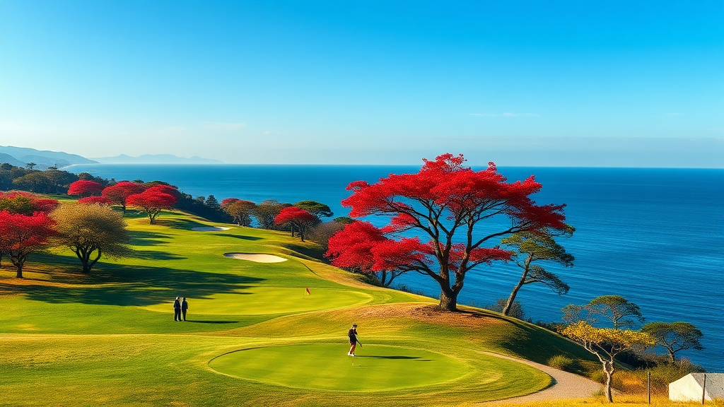 해남도 주요 골프장, 어디로 갈까? (realistic 스타일)