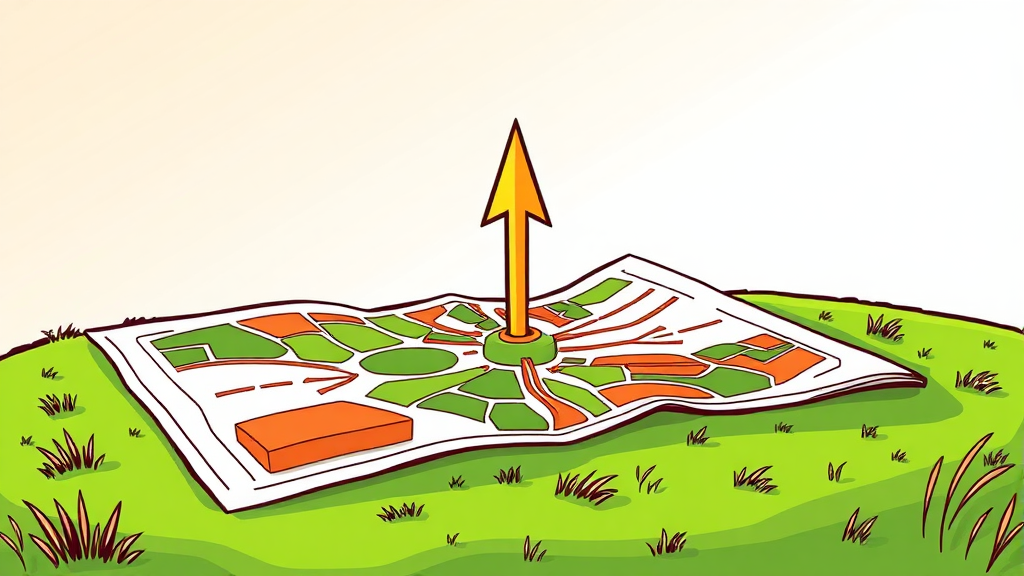 토지이용계획확인원이란? (cartoon 스타일)