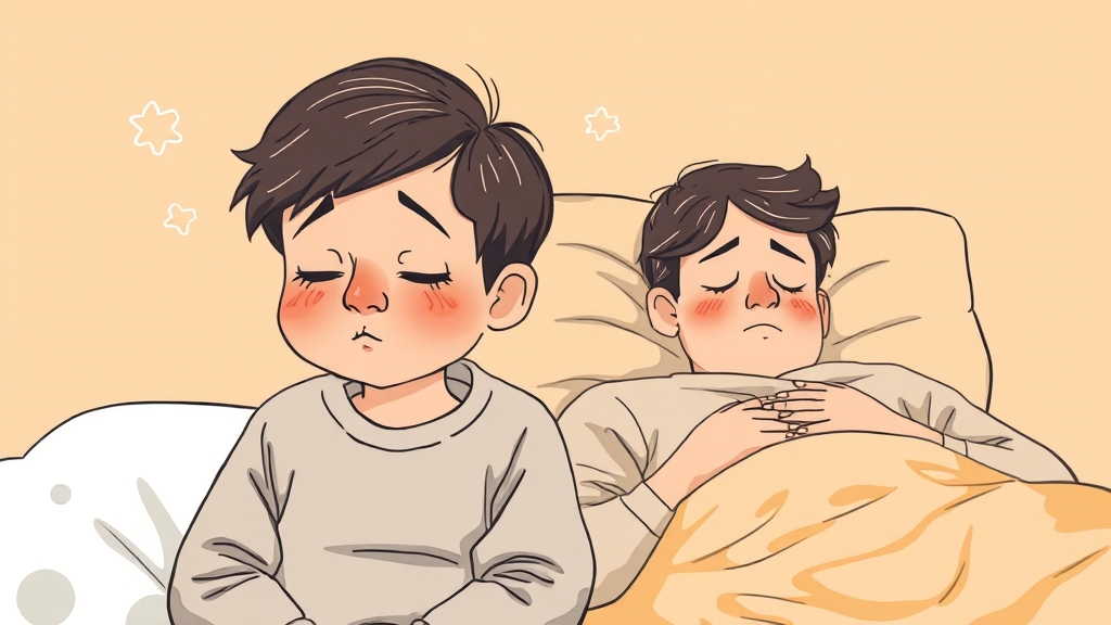 감기 vs 독감: 증상 비교 & 자가 진단 (illustration 스타일)