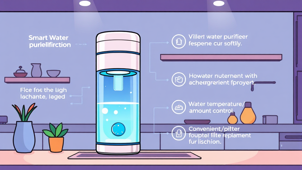 스마트 기능 및 편의성 (cartoon 스타일)