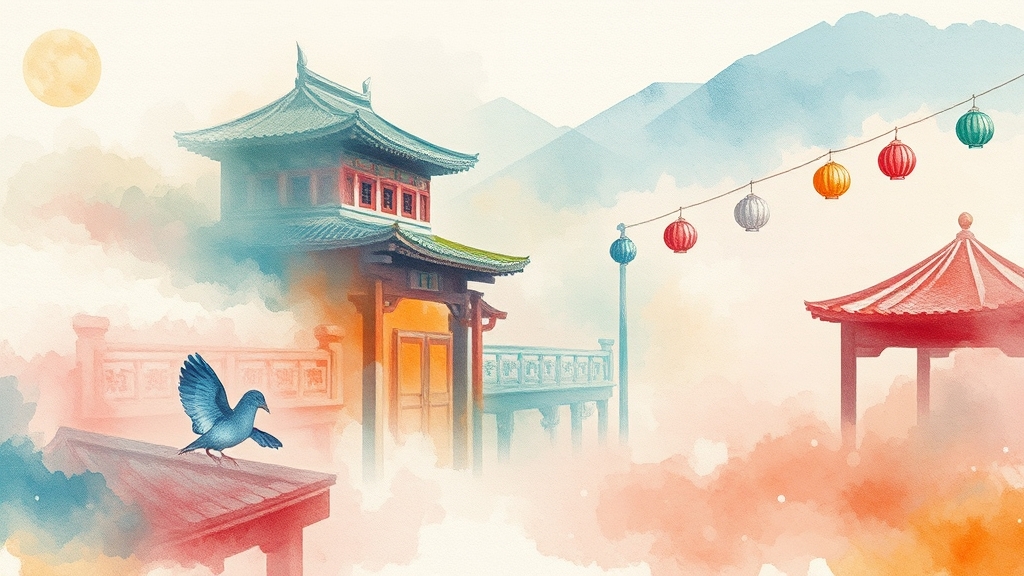 만두 종류 & 원주 맛집 추천 (watercolor 스타일)