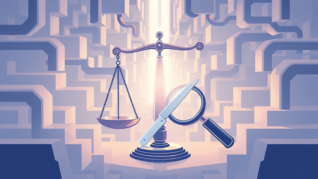 향후 검찰 조직 변화 전망 및 과제 (illustration 스타일)