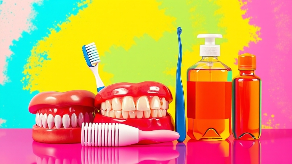 잇몸 냄새 없애는 관리법 (popart 스타일)