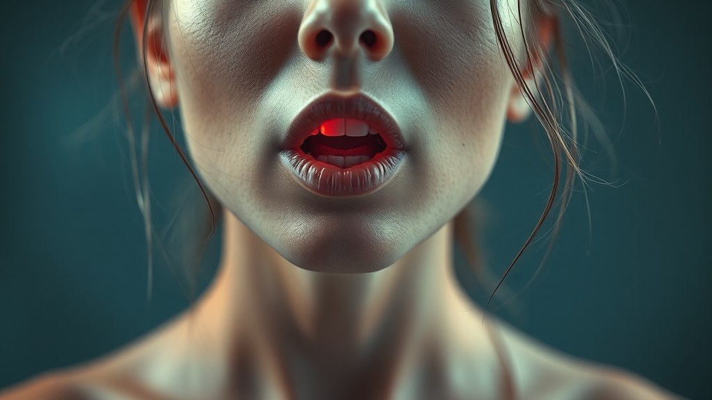 폐동맥 고혈압 주요 증상 (realistic 스타일)