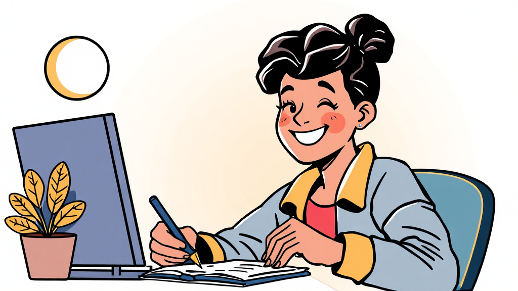 워크넷 가입 & 이력서 등록 (illustration 스타일)