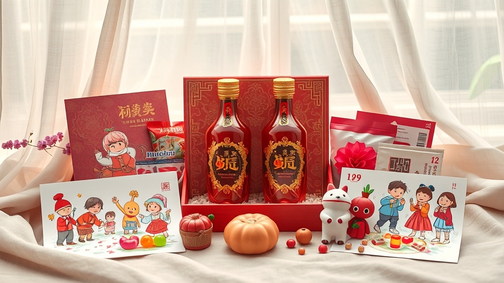 특별함을 더하는 선물 구성 및 포장 (realistic 스타일)