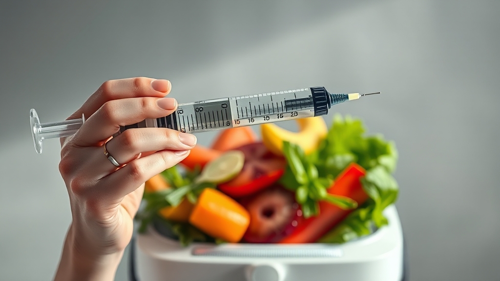 위고비 & 마운자로 사용자 후기 (realistic 스타일)