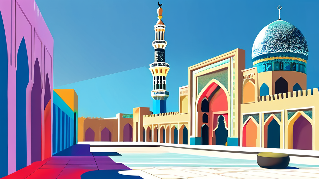 중동발 리스크 완화, 시장 급등의 도화선 (illustration 스타일)