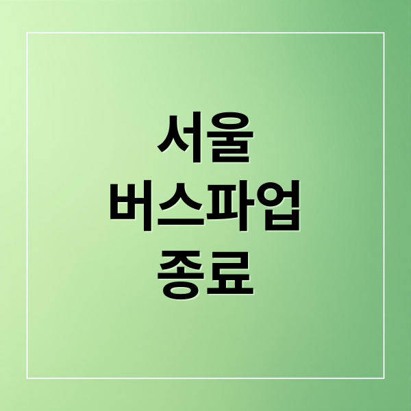 서울
버스파업
종료 (서울 시내버스 파업 철회 15일 정상운행)