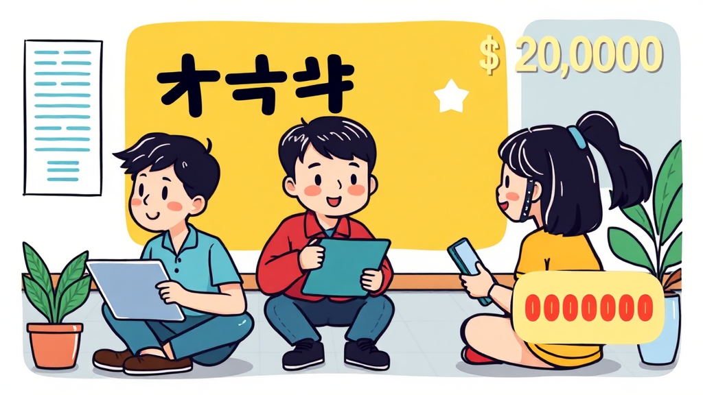 훈련비 지원금과 훈련장려금: 얼마나 받을 수 있나요? (cartoon 스타일)