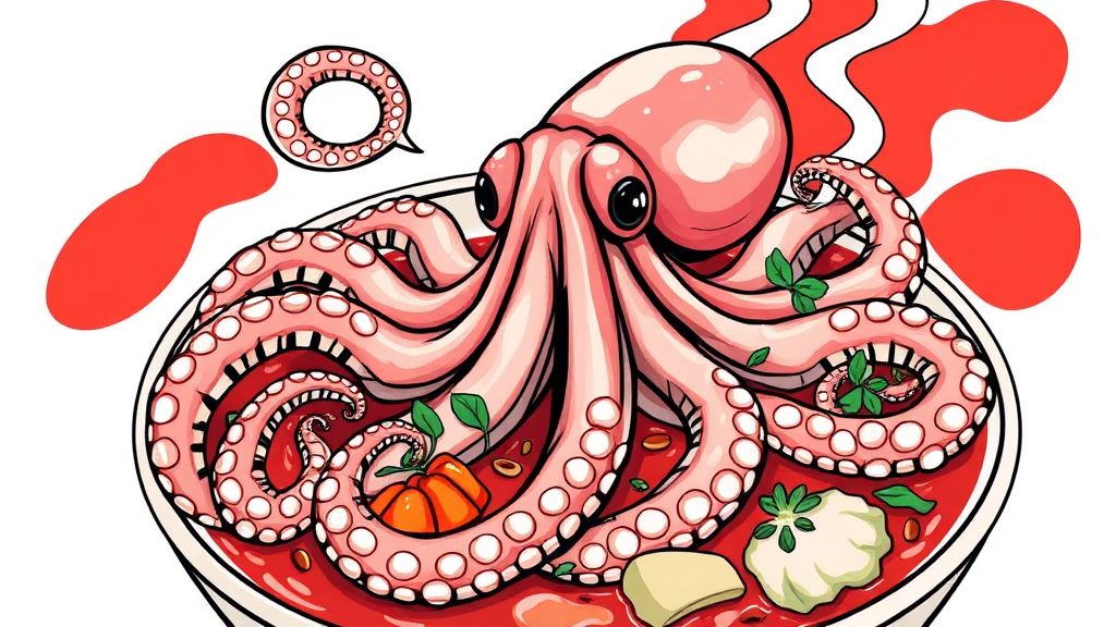 짱구네 낙지전골, 왜 특별할까? (illustration 스타일)