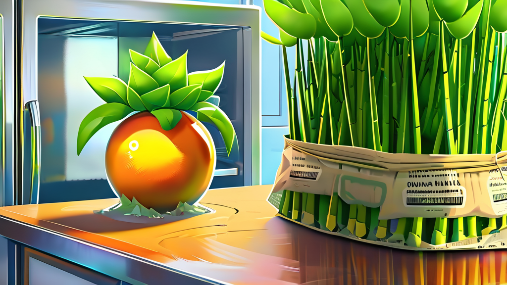 신선한 두릅 고르는 법과 올바른 손질 및 보관법 (cartoon 스타일)