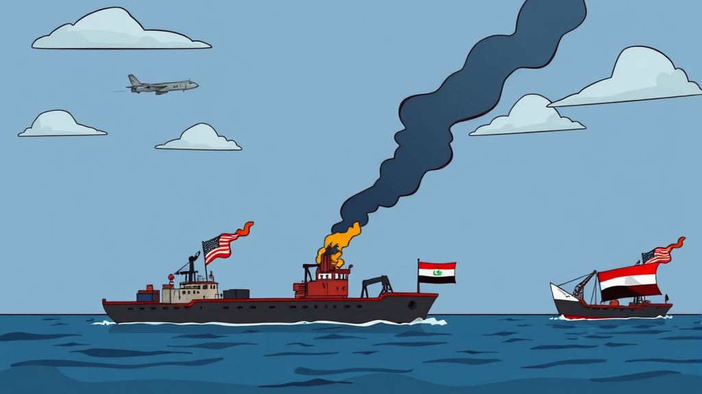 호르무즈 해협 봉쇄: 국제 정세와 유가 급등 시나리오 (cartoon 스타일)