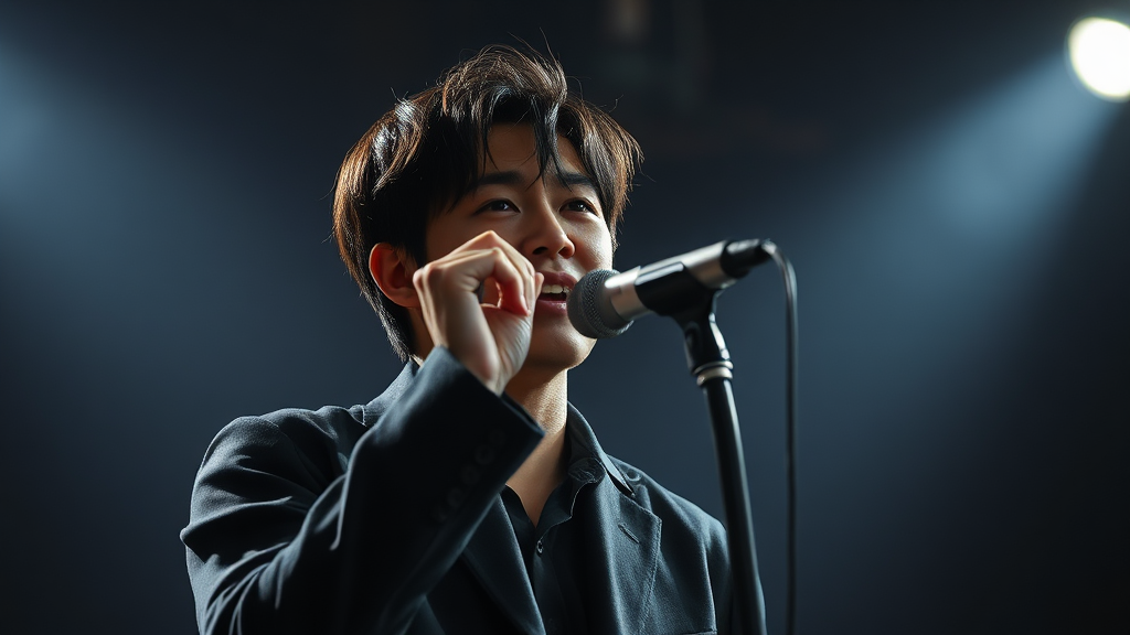 임재범 음악 인생 발자취 (realistic 스타일)