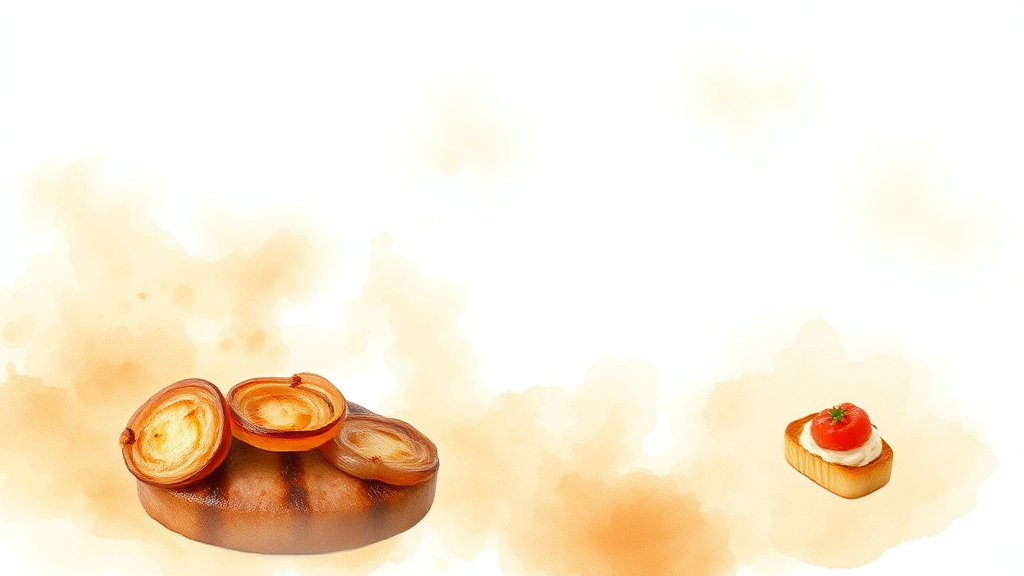 구운 양파 레시피 대방출 (watercolor 스타일)