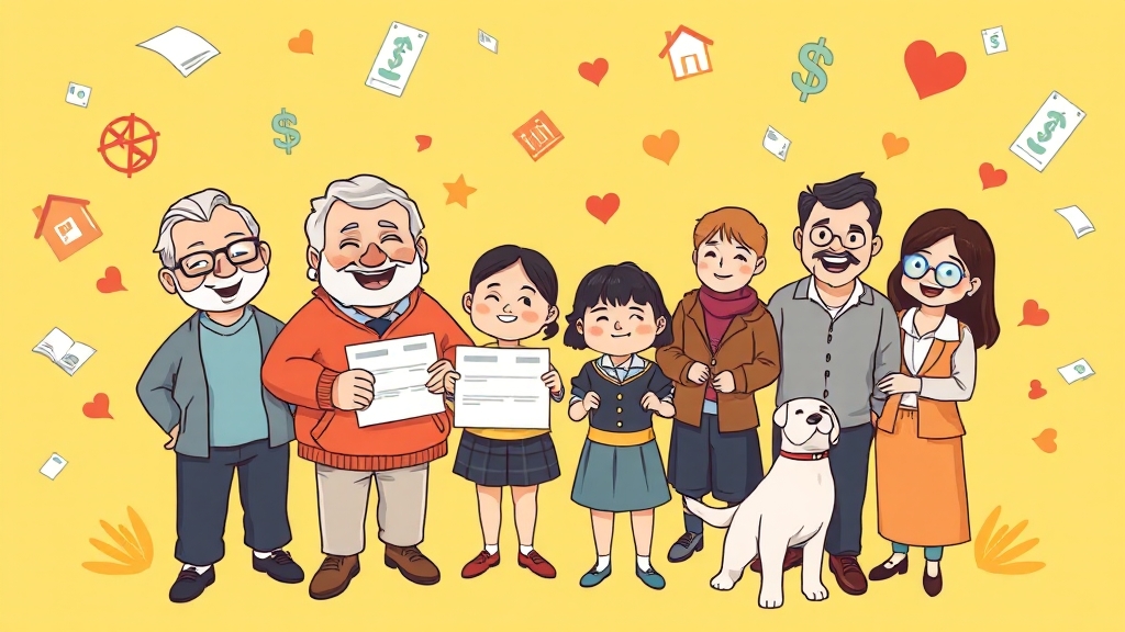 공제 항목과 절세 전략 (cartoon 스타일)