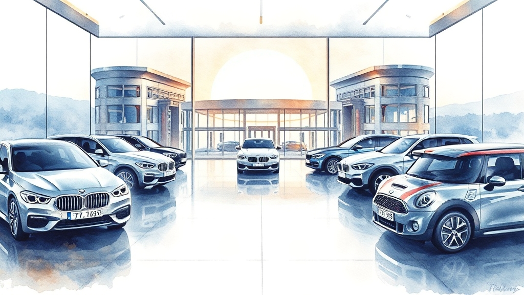 코오롱모터스 전시장 안내 (watercolor 스타일)