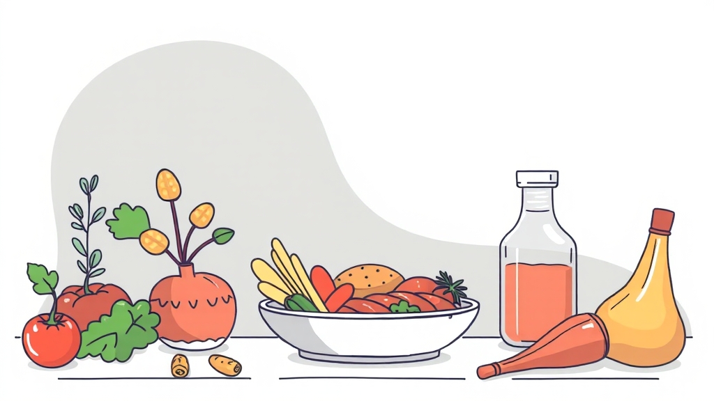 건강검진 결과 해석 및 관리 계획 (illustration 스타일)