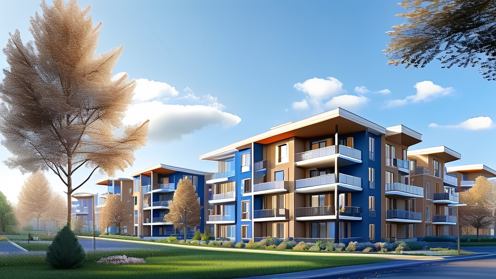 단지 규모와 공급 정보 (watercolor 스타일)