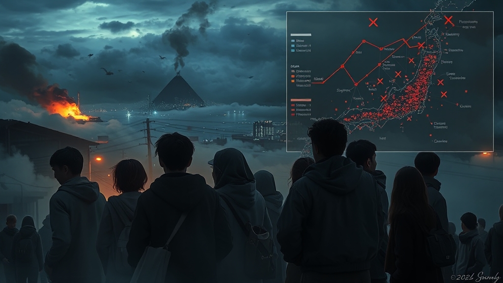 도카라 열도 지진, 예언과 과학 사이 (realistic 스타일)