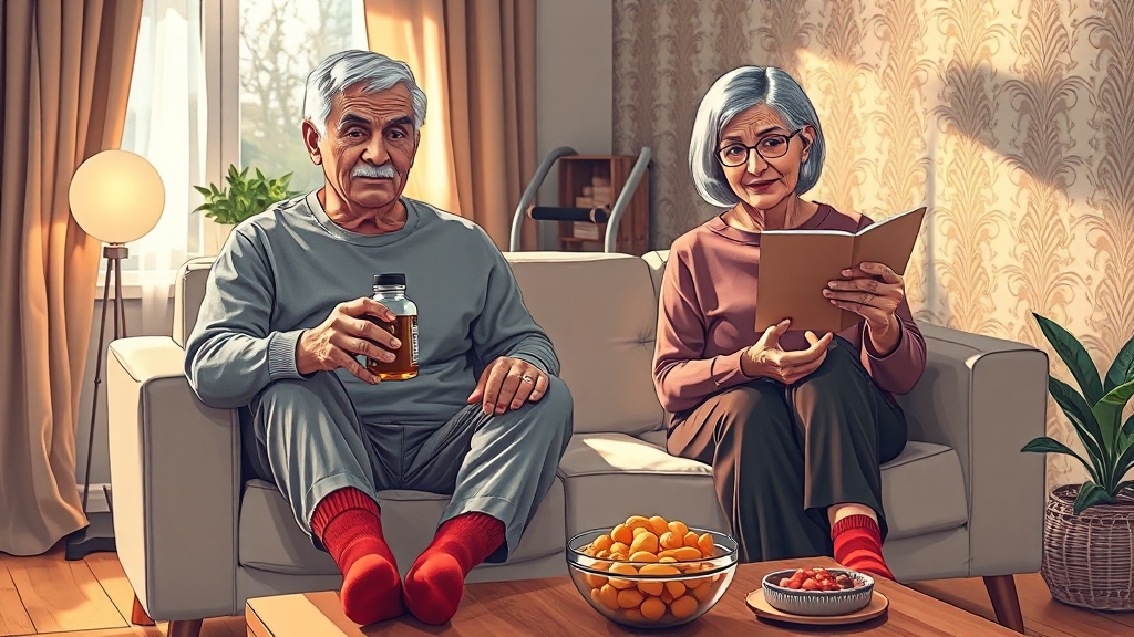 관절염, 왜 생기는 걸까요? (illustration 스타일)