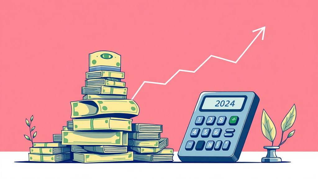 분리과세 세금 계산법 (illustration 스타일)